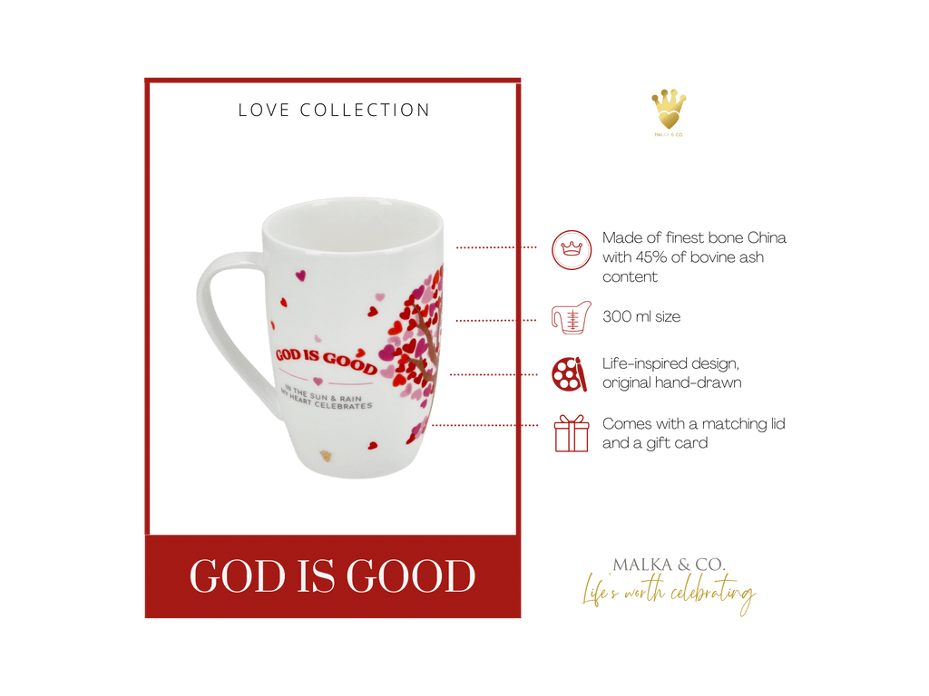 Premium fine bone china mugs love collection unique christian gift