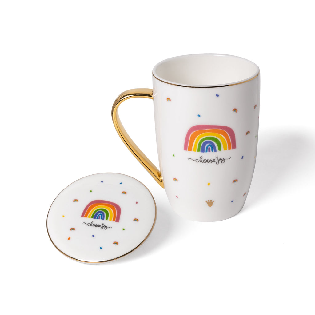 Premium fine bone china rainbow designs collection unique gift christmas