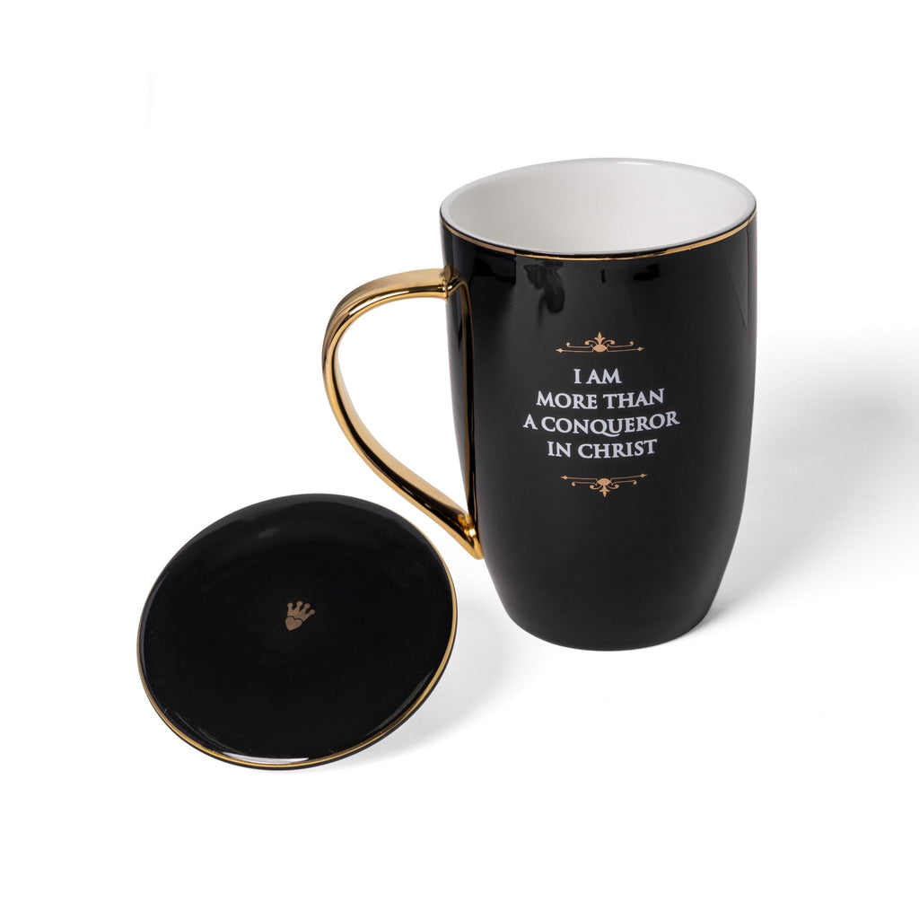 Premium fine bone china black glaze designs collection unique christian gift 