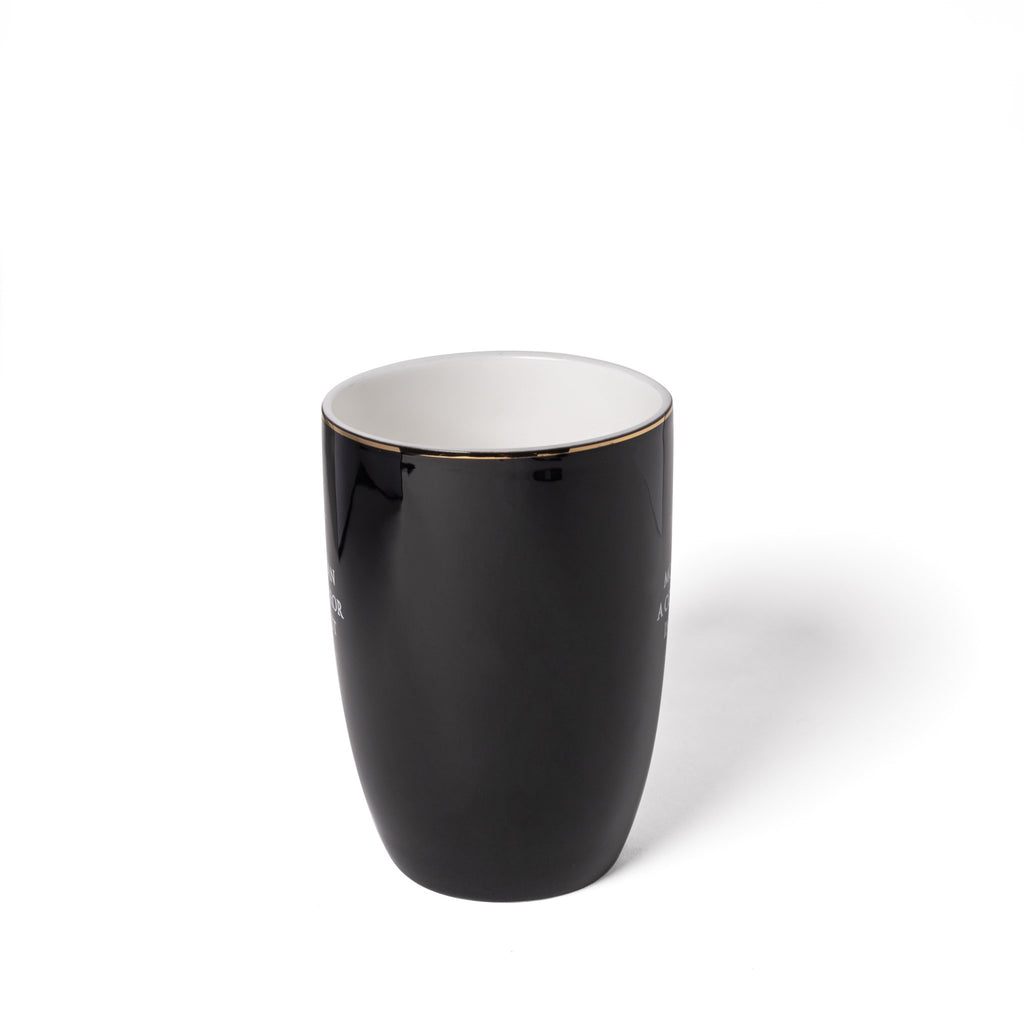 Premium fine bone china black glaze designs collection unique christian gift 