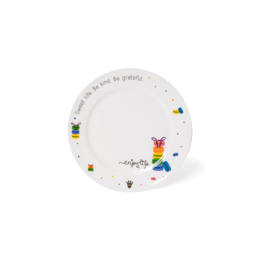 Premium fine bone china plates rainbow collection unique christian gift