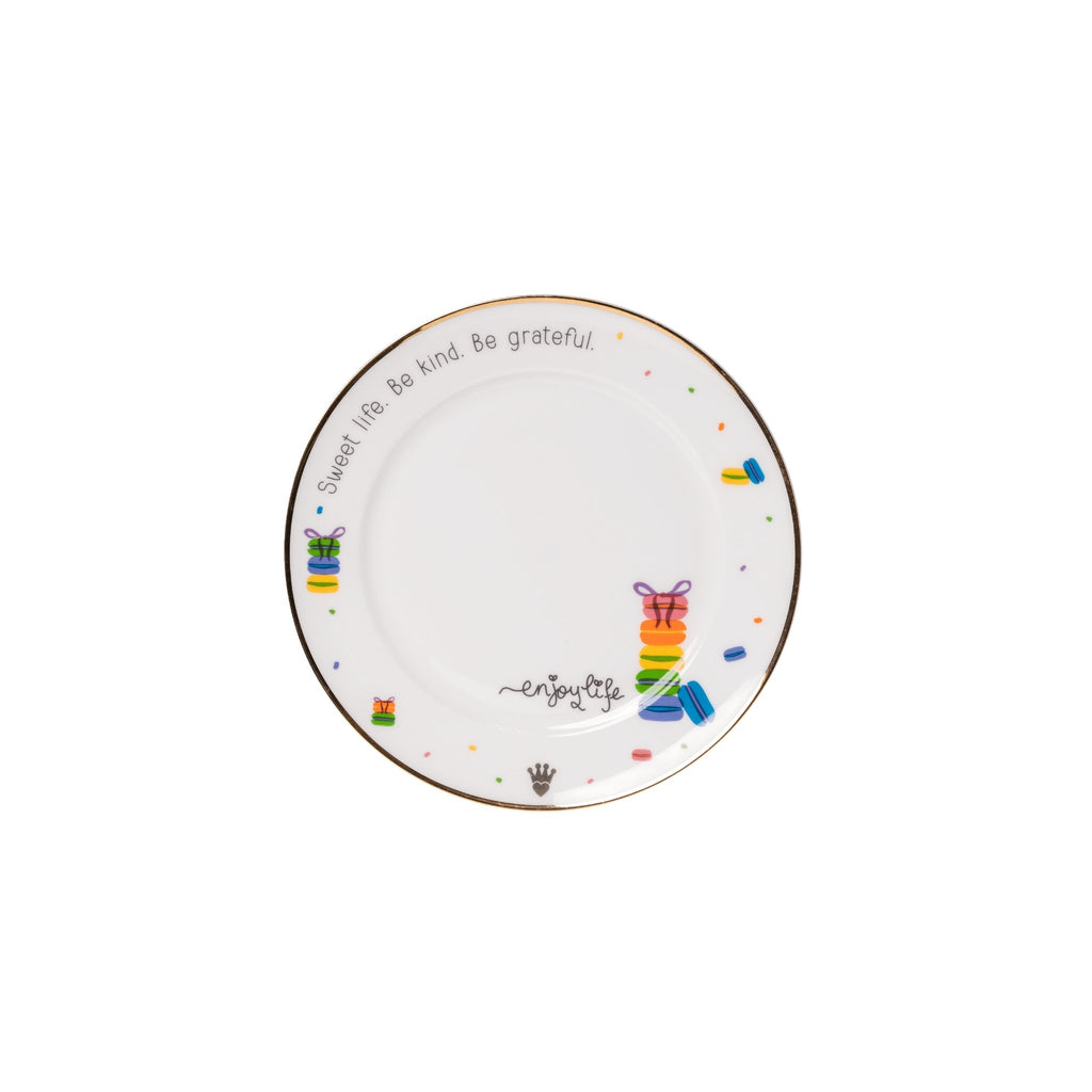 Premium fine bone china plates rainbow collection unique christian gift