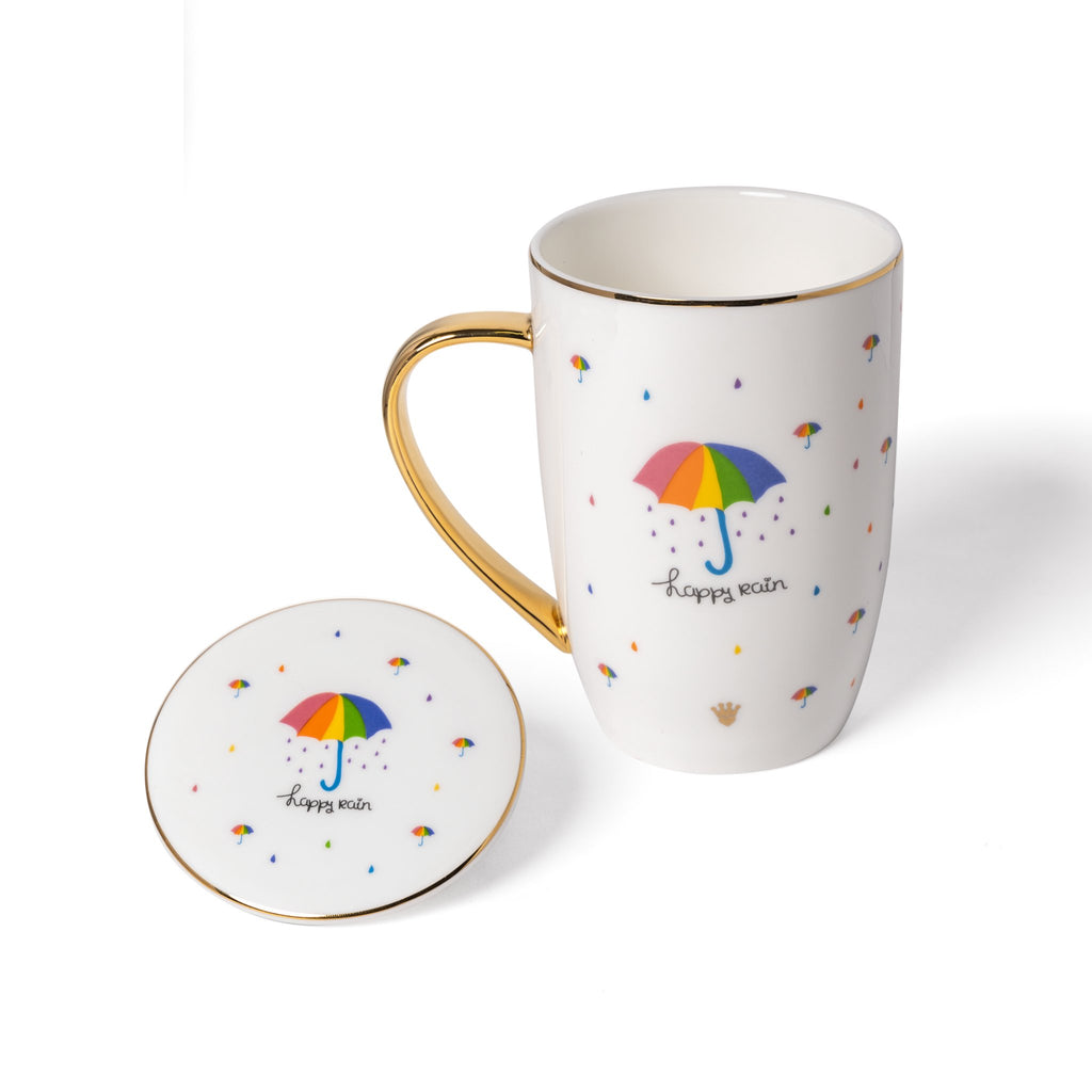 Premium fine bone china rainbow designs collection unique gift christmas
