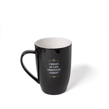 Premium fine bone china black glaze designs collection unique christian gift 