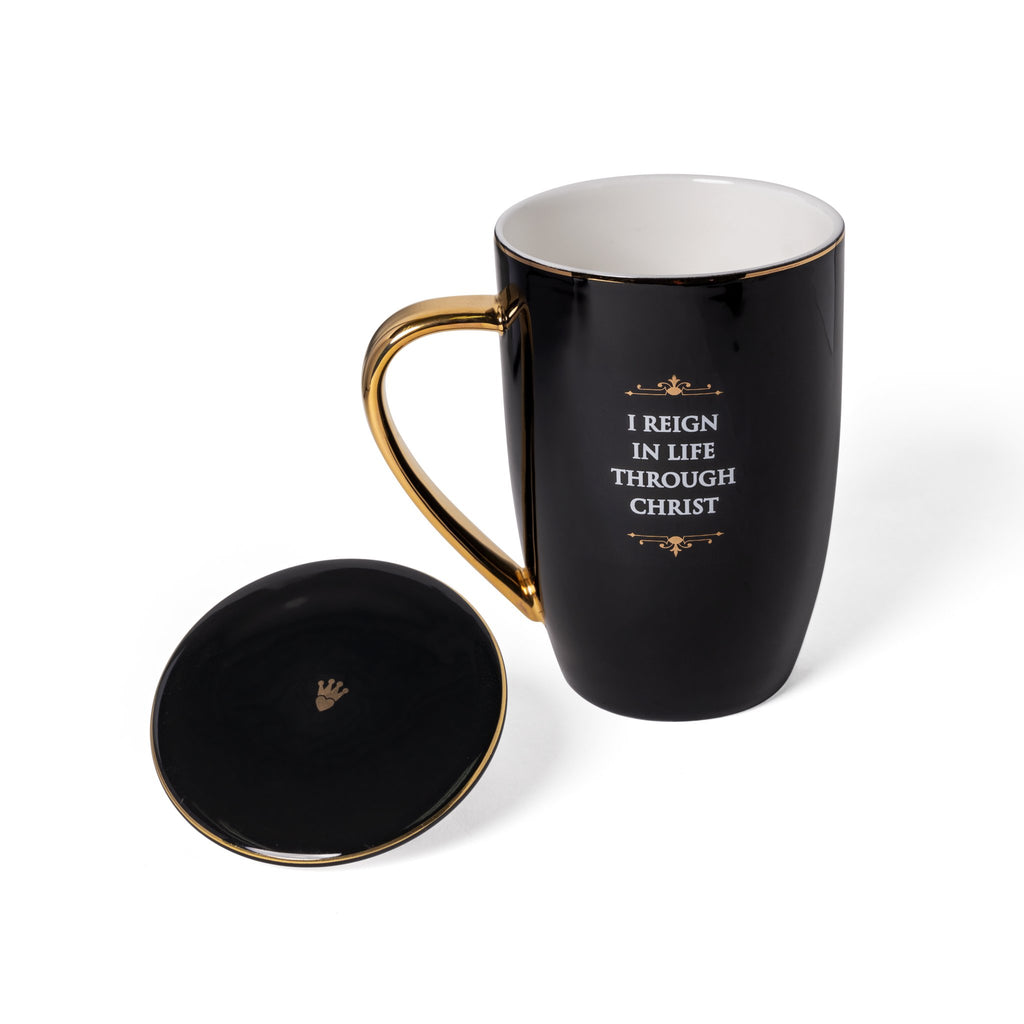 Premium fine bone china black glaze designs collection unique christian gift 