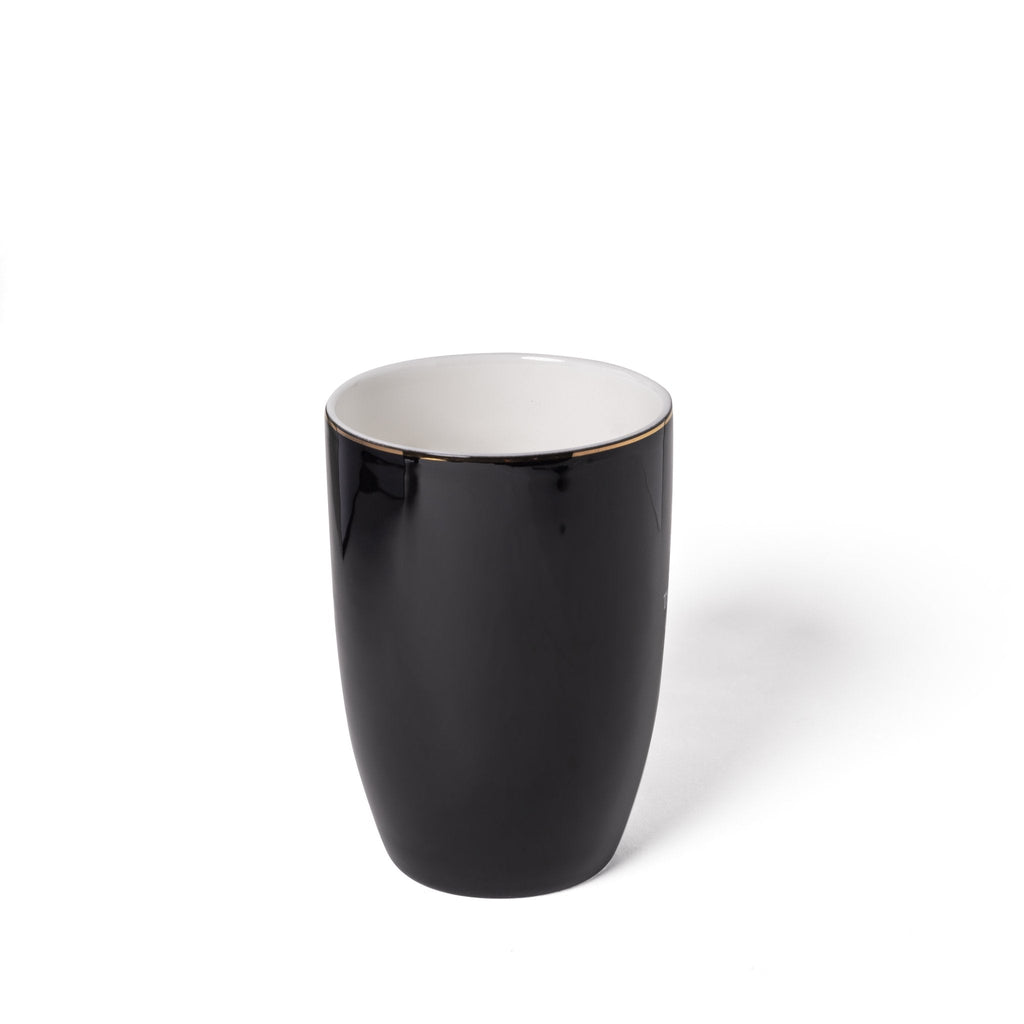 Premium fine bone china black glaze designs collection unique christian gift 