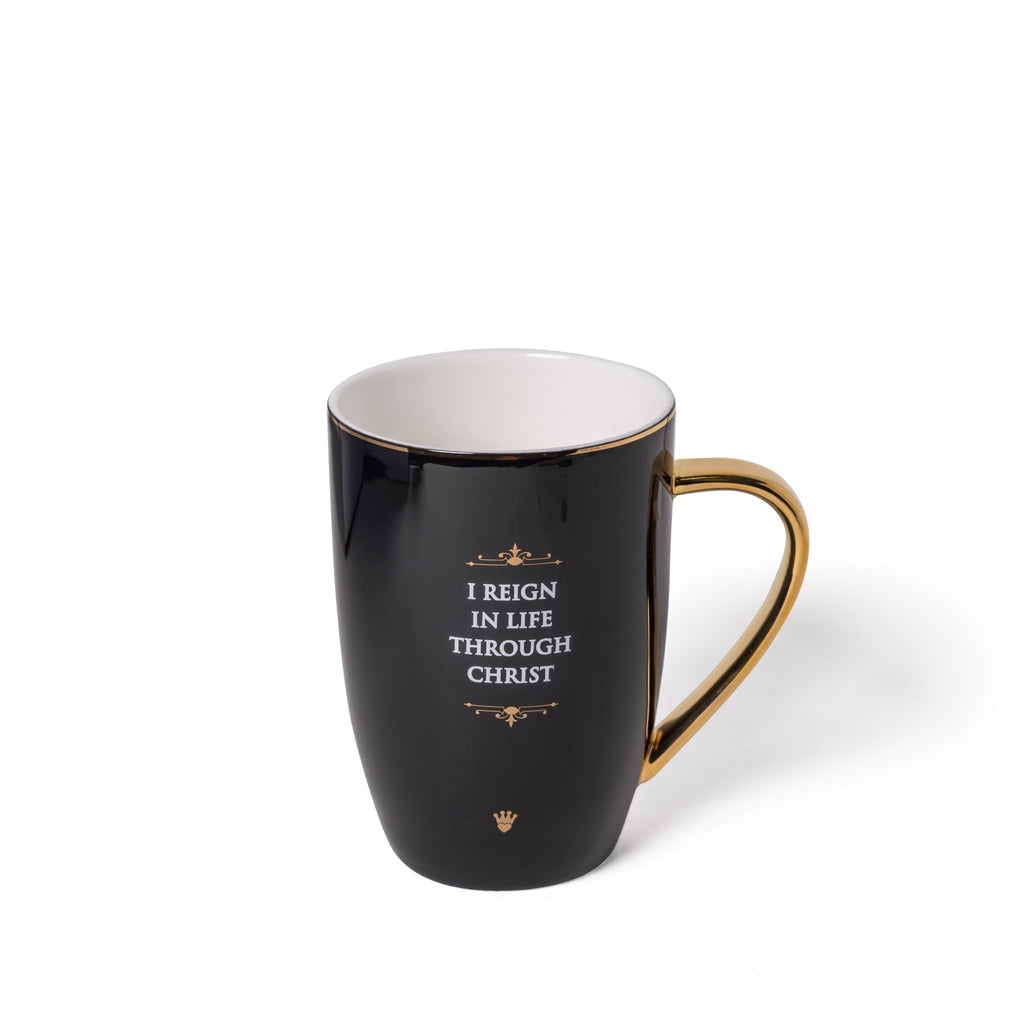 Premium fine bone china black glaze designs collection unique christian gift 