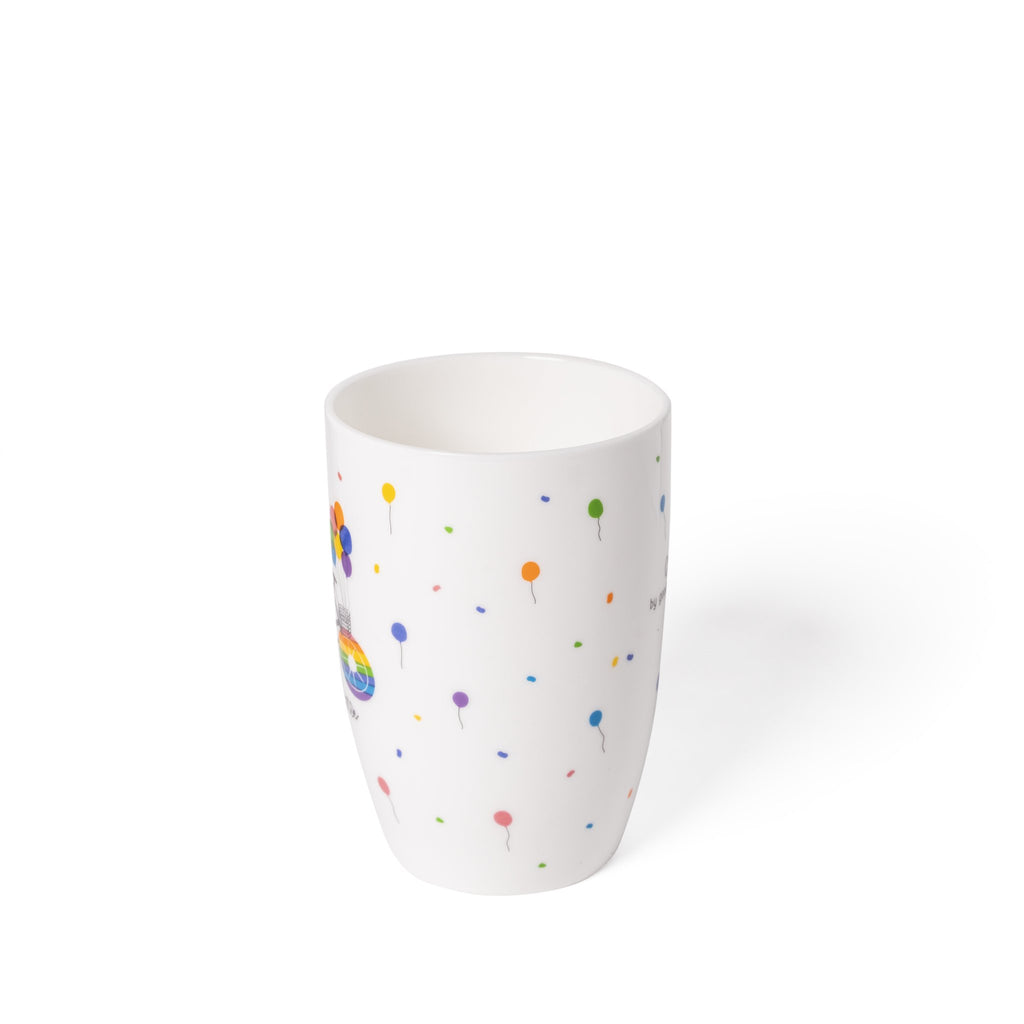 Premium fine bone china rainbow designs collection unique christian gift