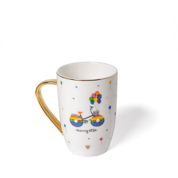 Premium fine bone china rainbow designs collection unique christian gift
