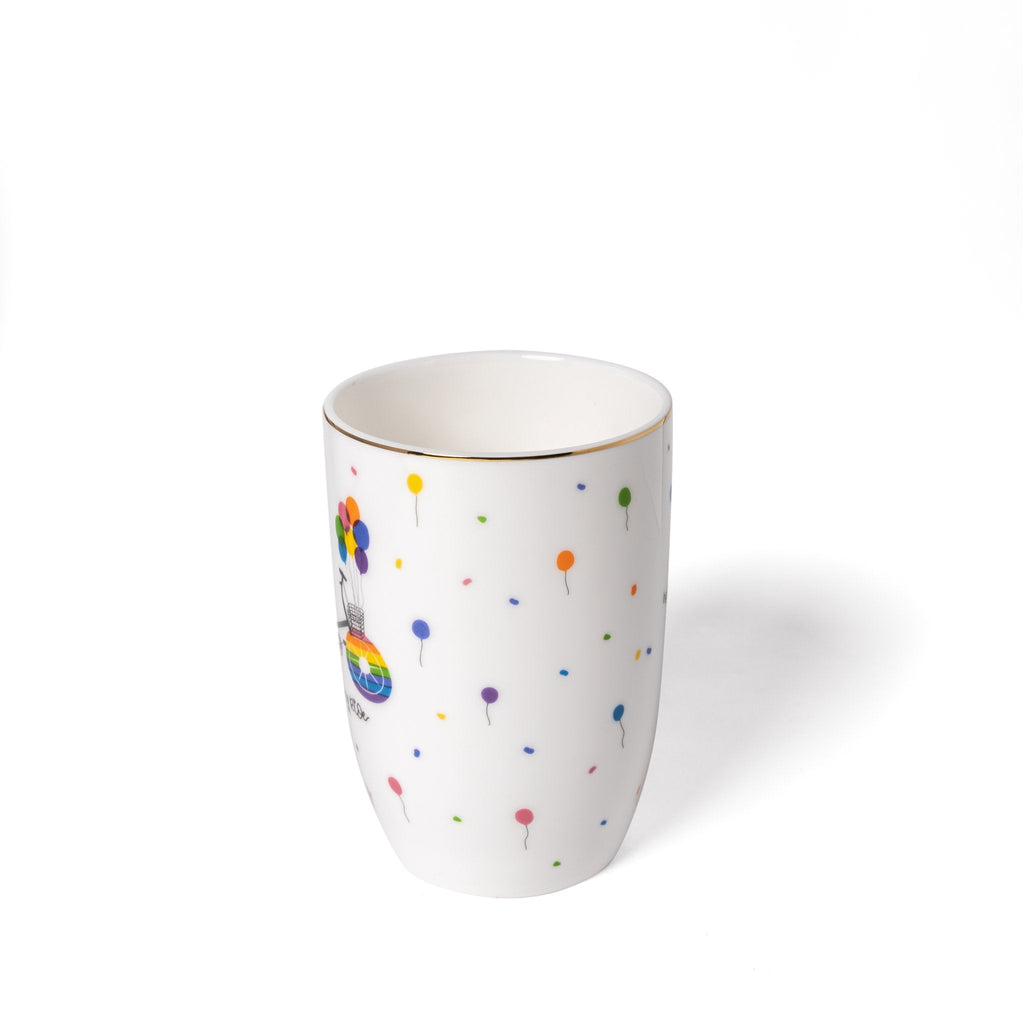 Premium fine bone china rainbow designs collection unique christian gift